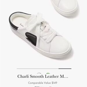 Kate Spade White and Black Sneakers